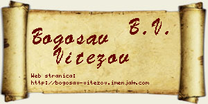 Bogosav Vitezov vizit kartica